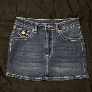 Denim Mini Skirt